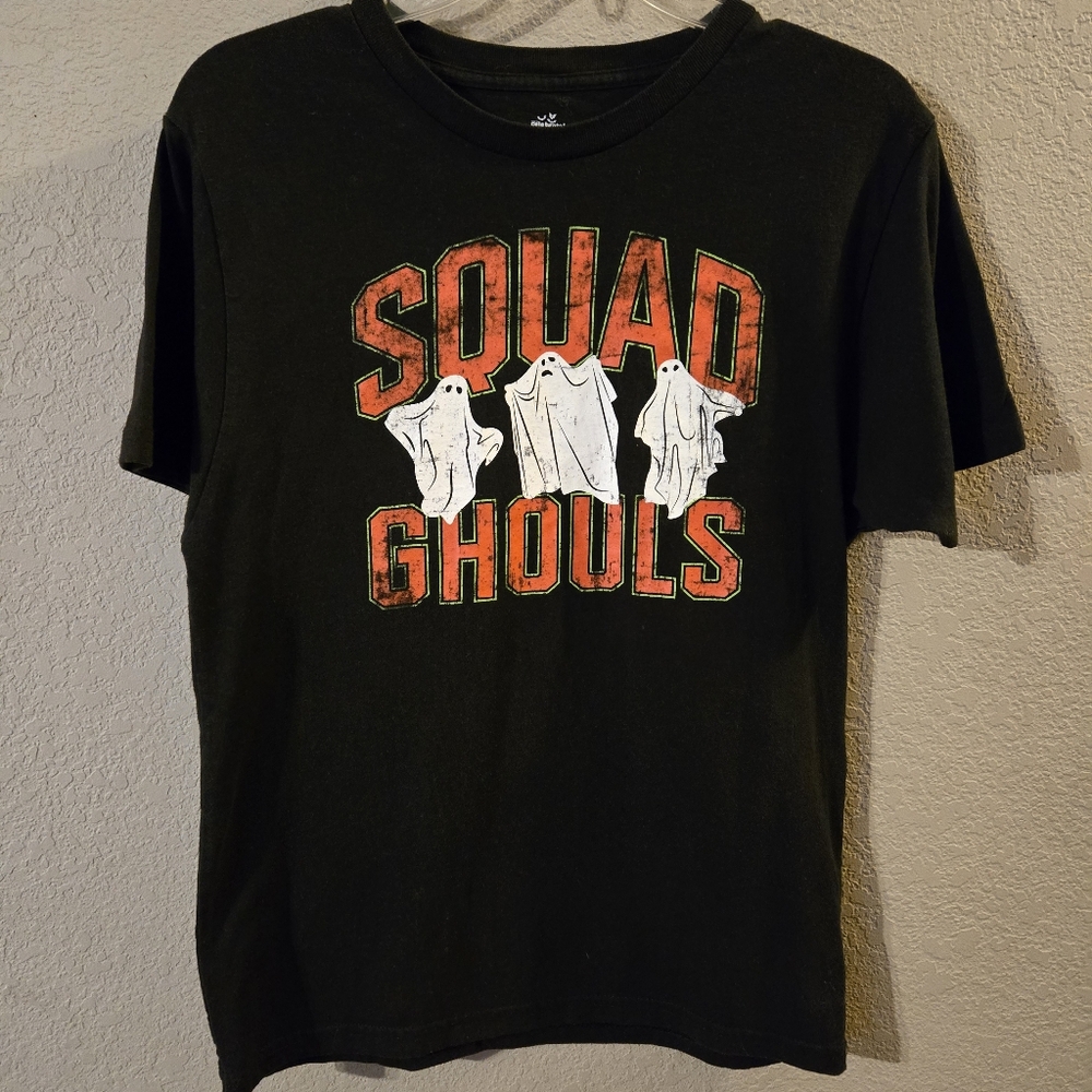 Celebrate Halloween Mens/Unisex Black Short Sleeve T Shirt Squad Ghouls Small